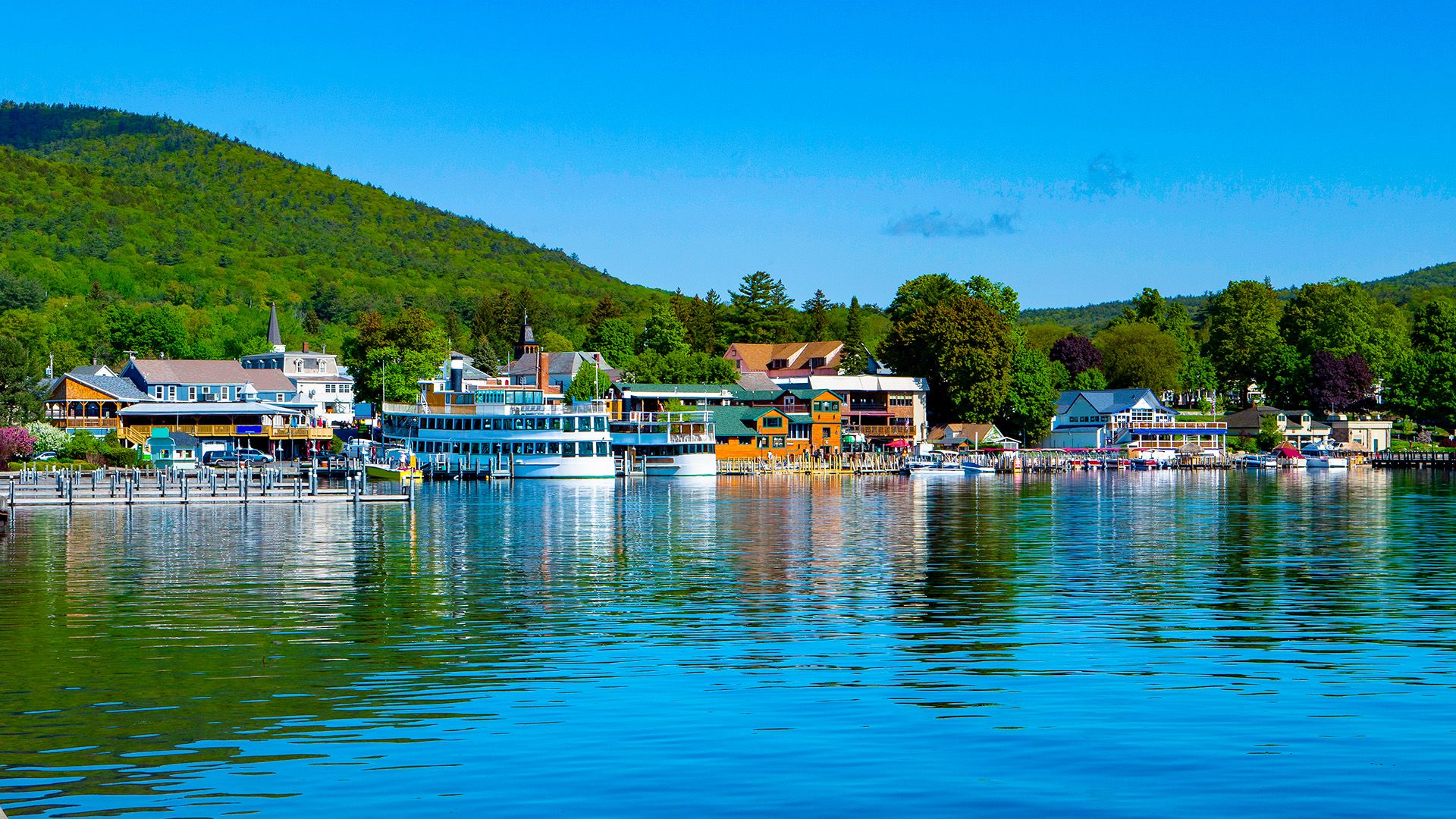 The Crystal Waters and Mountain Views of New York’s Lake Como